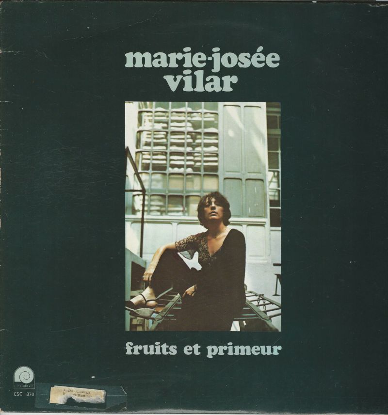 Marie José VILAR 33T Escargot ESC 370 Fruits et Primeur