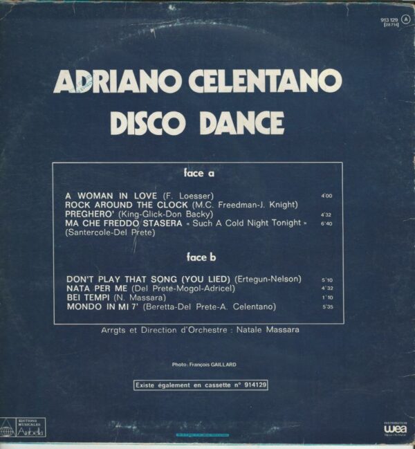 Adriano CELENTANO 33T Eurodisc 28 714 Disco Dance – Image 2