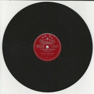 Georges BRASSENS 78T25 Polydor 560 399 La Mauvaise Réputation / Le Petit Cheval