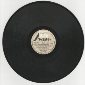 Philippe BRUN and his swing band avec Django REINHARDT 78T25 Swing SW 54 Bouncin'around / Blues