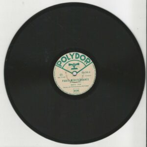 Edith PIAF 78T25 Polydor 524 355 Paris Méditerranée / Un Jeune Homme Chantait