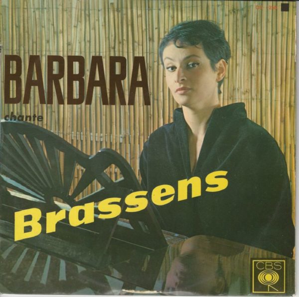 BARBARA 33T25 CBS OS1260 BARBARA CHANTE BRASSENS