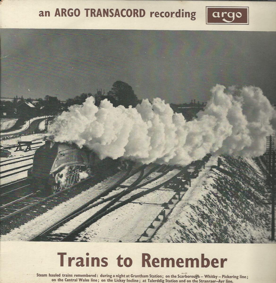 TRAINS TO REMEMBER 33T Argo Transacord ZDA 48