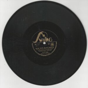 Arthur BRIGGS and his orchestra avec Django REINHARDT 78T25 Swing SW 72 Scatter brain-My melancholy baby