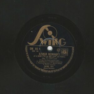 Django REINHARDT 78T25 Swing SW 95 Stockholm / Swing 1941