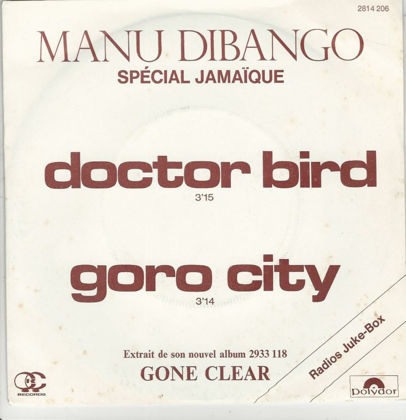 Manu DIBANGO 45SP OCR Records 2814 206 Doctor Bird / Goro City
