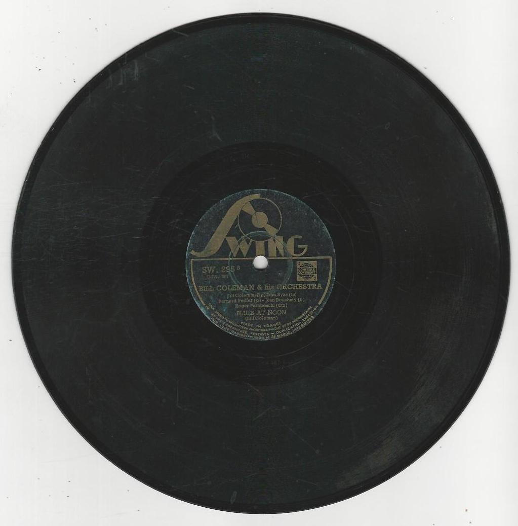 Bill COLEMAN & his orchestra 78T25 Swing 295 What is this thing calles love / Blues at noon – Image 2