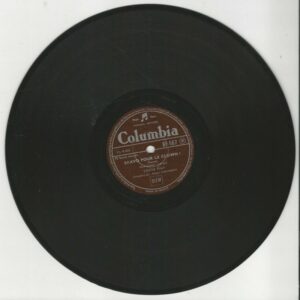 Edith PIAF 78T25 Columbia BF 567 Bravo Pour Le Clown! / Les Amants De Venise