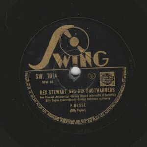 Rex STEWART et Django REINHARDT 78T25 Swing SW 70 Finesse / I know that you know