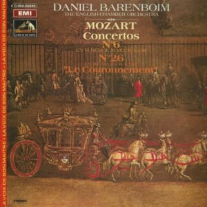 Daniel BARENBOIM 33Tours VSM 2C06902545 Mozart: Concertos N° 6 et 26 N°6 SI bémol majeur K 238/N°26 Ré majeur K 537