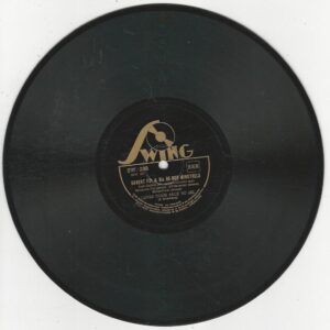 Hubert FOL and his Be-Bop Minstrels 78T25 Swing SW 292 Lover come back / Now cut out
