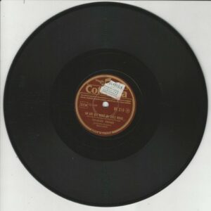 Charles TRENET 78T25 Columbia BF 219 Un Air Qui Vient De Chez Nous / On Danse A Paris