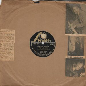 Bernard PEIFER 78T25 Swing SW 292 Garni blues / Lullaby for a be-bop baby