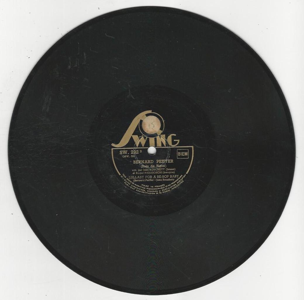 Bernard PEIFER 78T25 Swing SW 292 Garni blues / Lullaby for a be-bop baby – Image 2