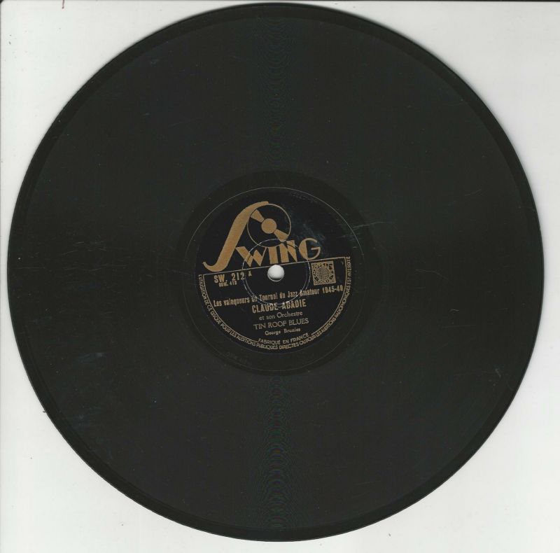 Claude ABADIE 78T25 Swing SW 212 Tin roof blues / Jazz me blues
