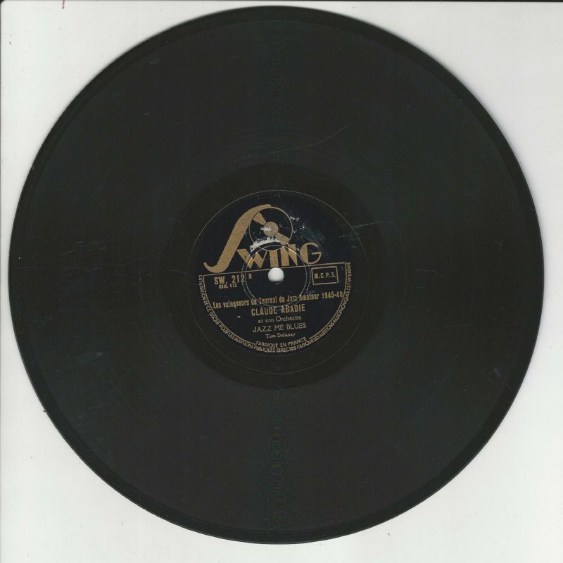 Claude ABADIE 78T25 Swing SW 212 Tin roof blues / Jazz me blues – Image 2