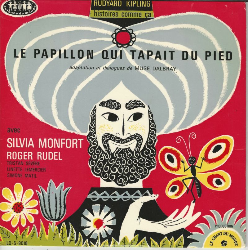 Silvia MONTFORT Roger RUDEL ++ 33T25 CDM LD S 9018 Le Papillon Qui Tapait Du Pied