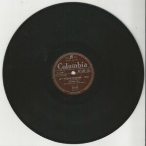 Edith PIAF 78T25 Columbia BF 596 N'y Va Pas Manuel / Johnny Tu N'es Pas Un Ange