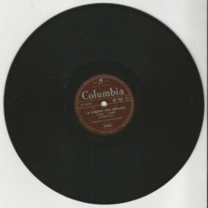 Edith PIAF 78T25 Columbia BF 702 Le Chemin Des Forains / C'est A Hambourg