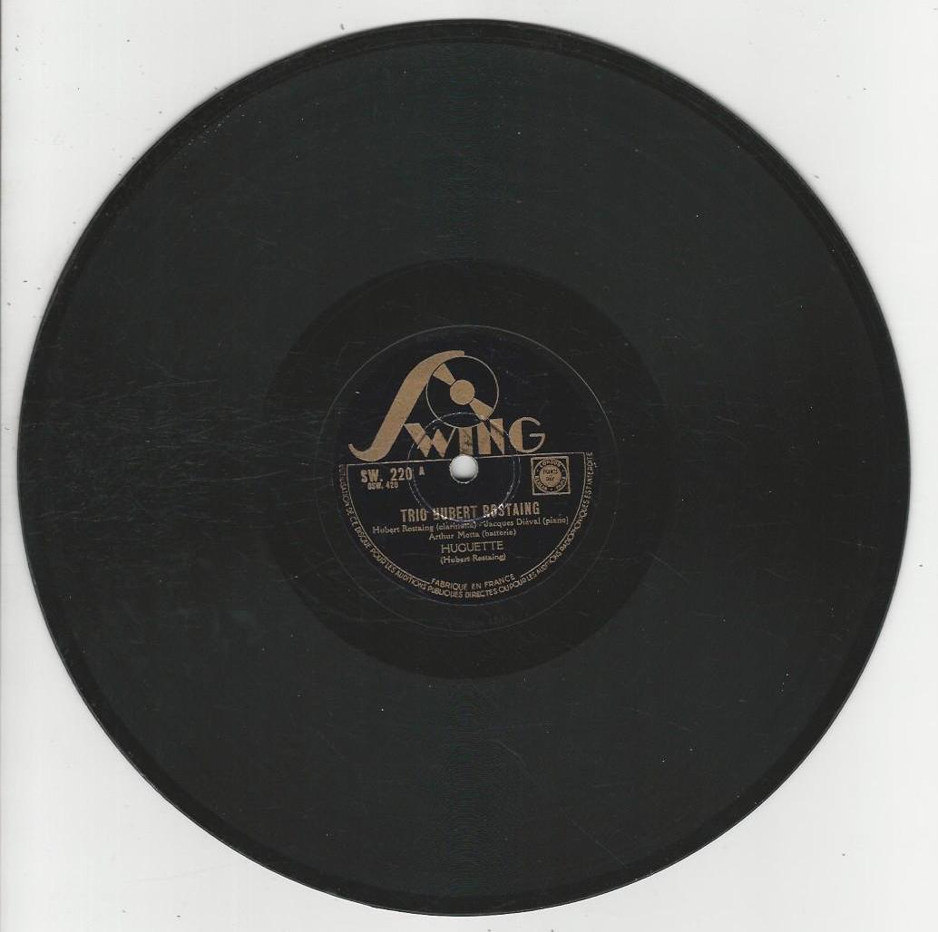 Trio Hubert ROSTAING 78T25 Swing SW 220 Huguette / Trio blues