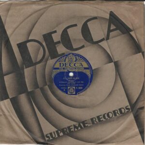 Stephane GRAPPELLY and his Hot Four + Django REINHARDT 78T25 Decca F 5824 St Louis Blues / China boy