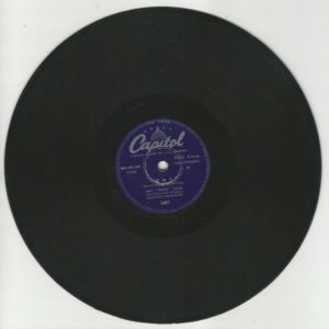 NAT "KING" COLE 78T25 Capitol 2687 Why / Answer Me My Love