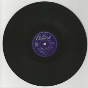 NAT "KING" COLE 78T25 Capitol 2754 Alone Too Long / It Happens To Be Me
