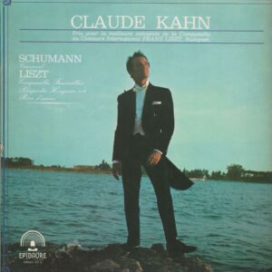 CLAUDE KAHN EPIDAURE 1934 33T piano solo Franz Liszt / Robert Schumann