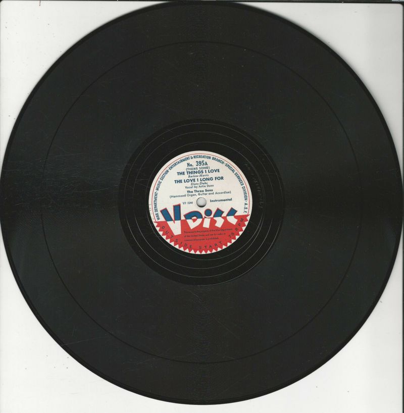 THE THREE SUNS/Frank FROEBA 78T30 V DISC 395 The Things I Love-The Love I Long For//Let Me Call Yoy Sweetheart-Down By The Old Mill Stream