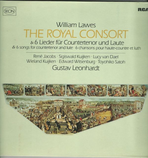 GUSTAV LEIONHARDT 33T RCA RL 30375 THE ROYAL CONSORT & 6 LIEDER FUR COUNTERTENOR UND LAUTE