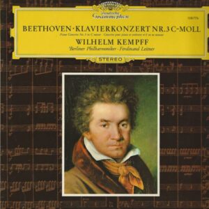 Wilhelm KEMPFF 33T DGG 138776 Beethoven: Klavierkonzert N° 3 C Moll
