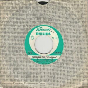 Johnny HALLYDAY 45SP Philips B 372 905 F Viens danser le twist part 1:en Français/part 2 :en Anglais