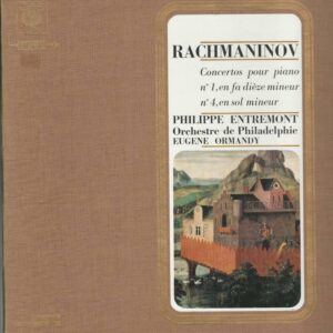 Philippe ENTREMONT CBS S75156 33T  Rachmaninov: Concertos Pour Piano Et Orchestre: N°1 FA Diese Mineur/N°4 SOL Mineur