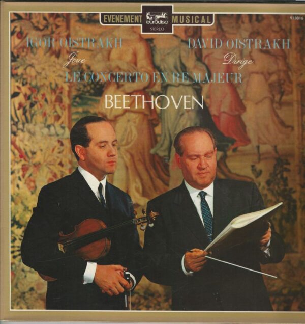 Igor et David OISTRAKH 33T Eurodisc 913016 Beethoven: Concerto en RE Majeur