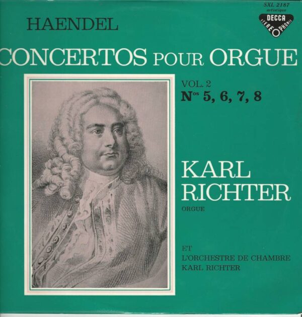 Karl RICHTER 33Tx3 Decca SXL 2115/187/201 Concertos pour Orgue 1-12 – Image 2