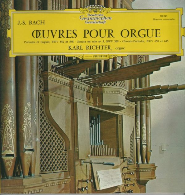 Karl Richter T Deutsche Grammophon Tulip N Bach Oeuvres