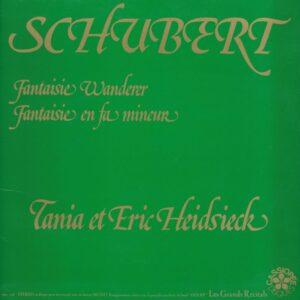 Tania et Eric HEIDSIECK 33T Cassiopée  N° 369 198 Schubert Fantaisies