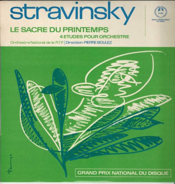 Pierre BOULEZ 33T GID M2324 Stravinsky Le Sacre Du Printemps - 4 Etudes Pour Orchestre