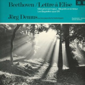 Jorg DEMUS 33T Musique 30-18 HM 405 Beethoven Lettre à Elise
