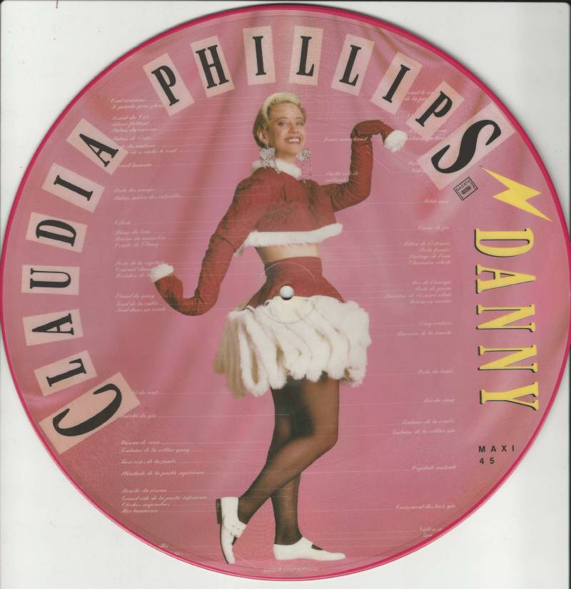 Claudia PHILIPS MAXI 45T Picture Disc Barclay: Danny