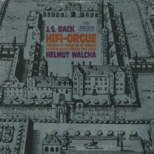Helmut WALCHA Livredisque 33T Archiv 2565002 J.S. Bach: Hifi-Orgue