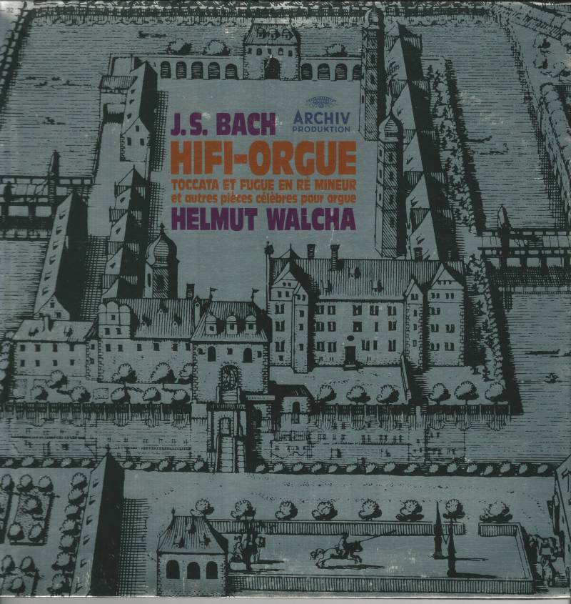 Helmut WALCHA Livredisque 33T Archiv 2565002 J.S. Bach: Hifi-Orgue