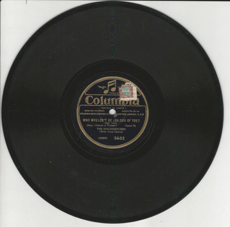 THE KNICKERBOCKERS-THE CAVALIERS 78T25 Columbia 5402 Who Wouldn't Be Jealous Of You - Lady Divine