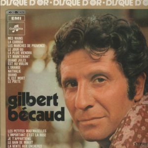 GILBERT BECAUD 33T Columbia EMI 2C06616050 Disque D'Or