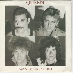 QUEEN 45SP EMI 2001177 I Want To Break Free - Machines