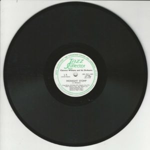 CLARENCE WILLIAMS AND HIS ORCHESTRA 78T25 JAZZ COLLECTOR L 9 MIDNIGHT STOMP-WILD FLOWER RAG
