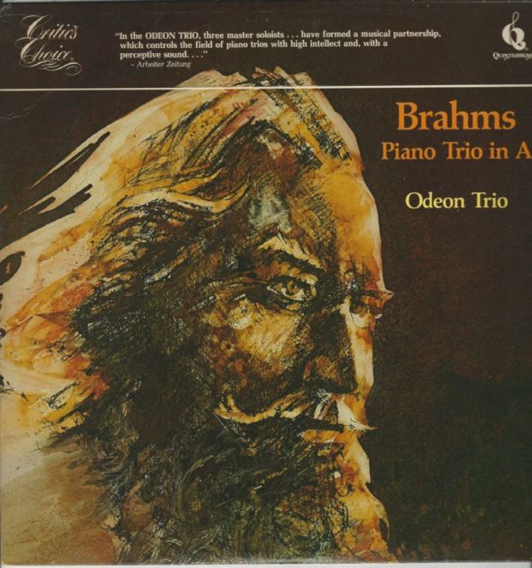 ODEON TRIO 33T QUINTESSENCE PMC 7186 BRAHMS PIANO TRIO IN A Op posthume