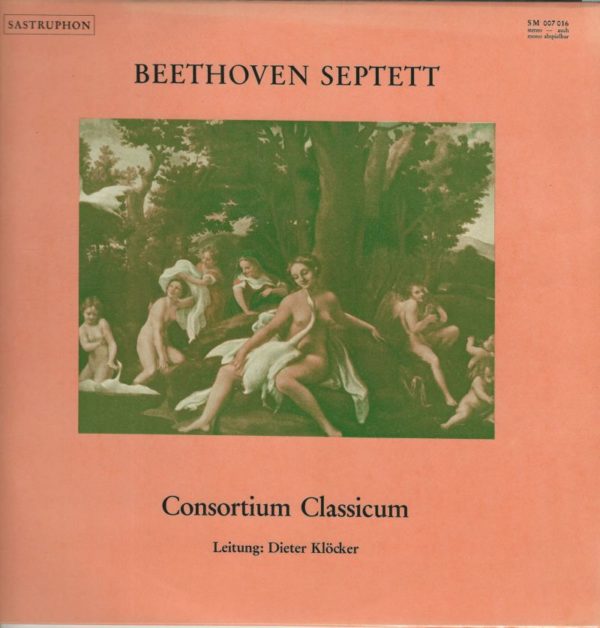 CONSORTIUM CLASSICUM 33T SASTRUPHON SM 007016 BEETHOVEN SEPTETT