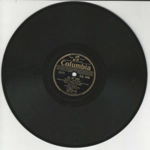 Dinah Shore 78T25 Columbia DB 2446 All My Love-Buttons And Bows