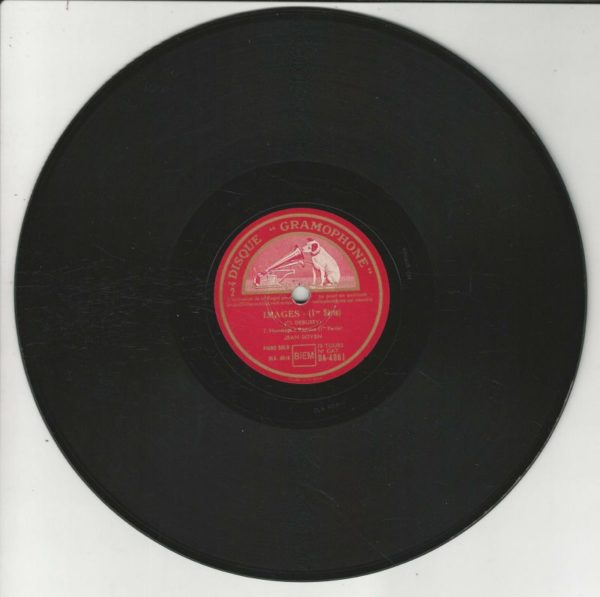 Jean DOYEN 78T25 Gramophone DA 4961 Debussy Images 1° Série